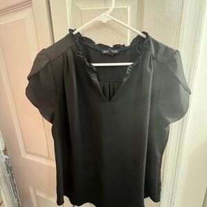 41 Hawthorn Black Blouse Elegant Top